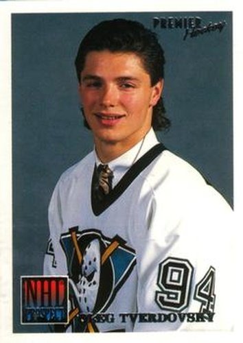 #464 Oleg Tverdovsky - Anaheim Mighty Ducks - 1994-95 O-Pee-Chee Premier Hockey