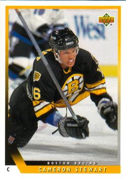 #464 Cam Stewart - Boston Bruins - 1993-94 Upper Deck Hockey