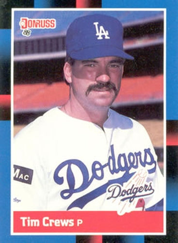 #464 Tim Crews - Los Angeles Dodgers - 1988 Donruss Baseball