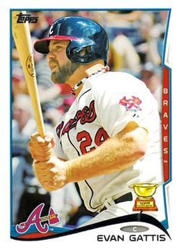 #464a Evan Gattis - Atlanta Braves - 2014 Topps Baseball