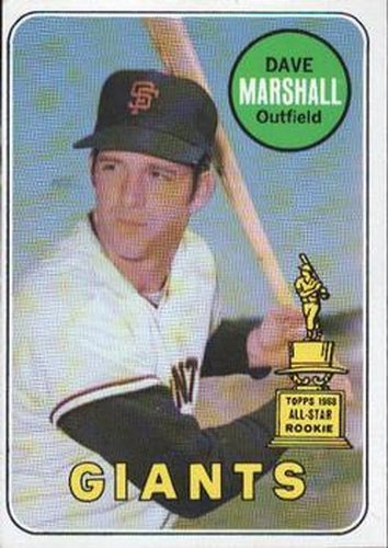 #464b Dave Marshall - San Francisco Giants - 1969 Topps Baseball