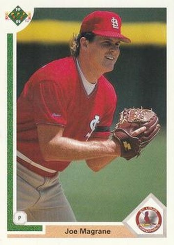 #465 Joe Magrane - St. Louis Cardinals - 1991 Upper Deck Baseball