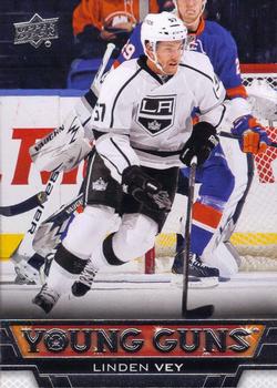 #465 Linden Vey - Los Angeles Kings - 2013-14 Upper Deck Hockey
