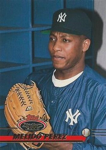 #465 Melido Perez - New York Yankees - 1993 Stadium Club Baseball