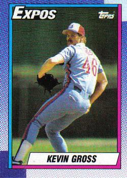 #465 Kevin Gross - Montreal Expos - 1990 Topps Baseball