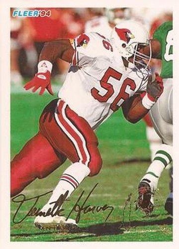 #465 Ken Harvey - Washington Redskins - 1994 Fleer Football