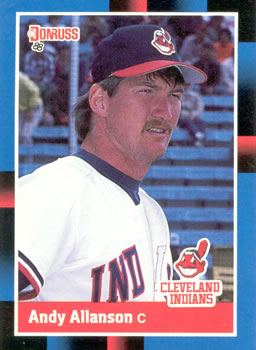 #465 Andy Allanson - Cleveland Indians - 1988 Donruss Baseball