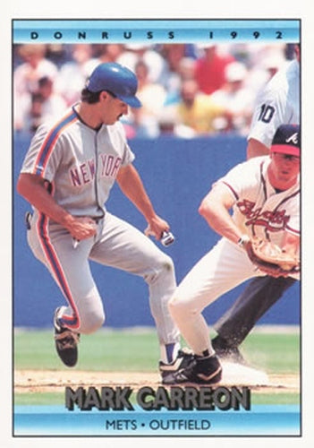 #465 Mark Carreon - New York Mets - 1992 Donruss Baseball