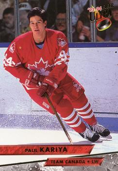 #465 Paul Kariya - Canada - 1993-94 Ultra Hockey