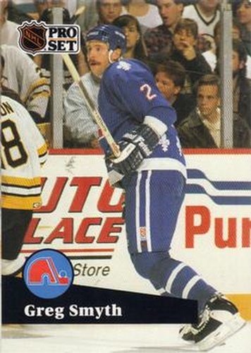 #465 Greg Smyth - 1991-92 Pro Set Hockey