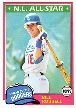 #465 Bill Russell - Los Angeles Dodgers - 1981 Topps Baseball