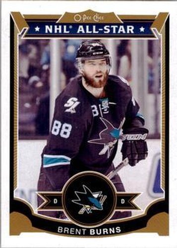 #465 Brent Burns - San Jose Sharks - 2015-16 O-Pee-Chee Hockey