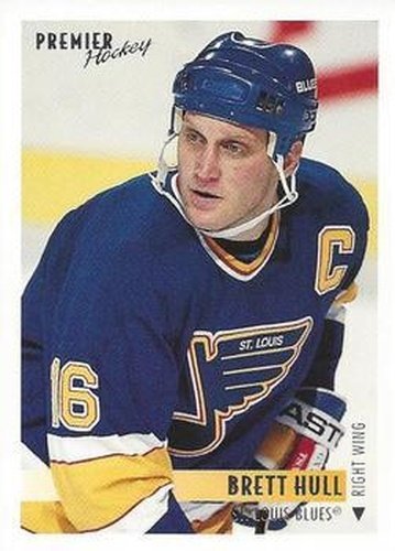 #465 Brett Hull - St. Louis Blues - 1994-95 Topps Premier Hockey
