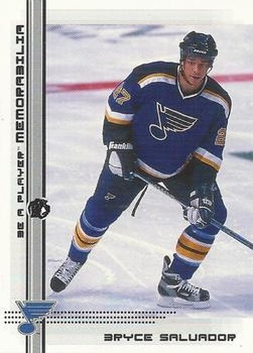 #465 Bryce Salvador - St. Louis Blues - 2000-01 Be a Player Memorabilia Hockey