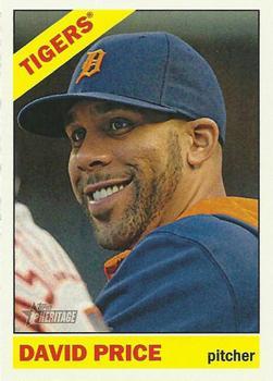 #465 David Price - Detroit Tigers - 2015 Topps Heritage Baseball