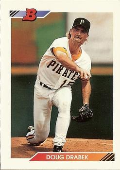 #465 Doug Drabek - Pittsburgh Pirates - 1992 Bowman Baseball