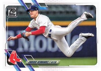 #465 Enrique Hernandez - Boston Red Sox - 2021 Topps Baseball