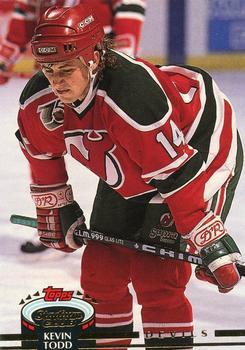 #465 Kevin Todd - New Jersey Devils - 1992-93 Stadium Club Hockey