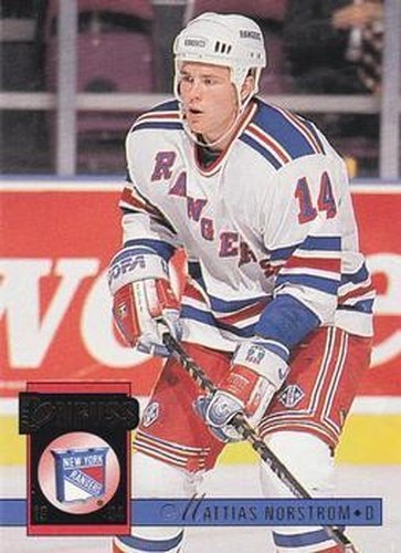 #465 Mattias Norstrom - New York Rangers - 1993-94 Donruss Hockey