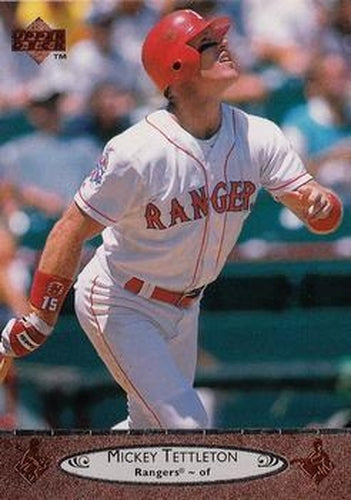 #465 Mickey Tettleton - Texas Rangers - 1996 Upper Deck Baseball