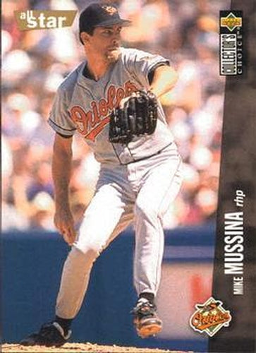 #465 Mike Mussina - Baltimore Orioles - 1996 Collector's Choice Baseball
