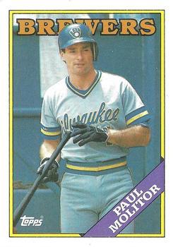 #465 Paul Molitor - Milwaukee Brewers - 1988 Topps Baseball