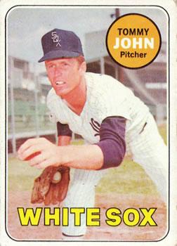 #465 Tommy John - Chicago White Sox - 1969 Topps Baseball