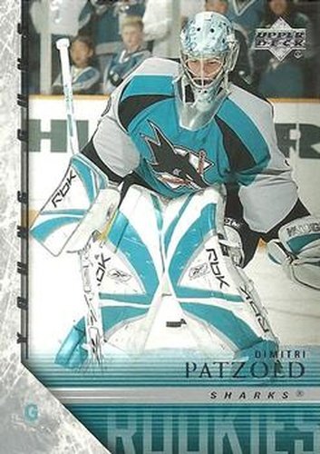 #465 Dimitri Patzold - San Jose Sharks - 2005-06 Upper Deck Hockey
