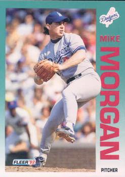 #465 Mike Morgan - Los Angeles Dodgers - 1992 Fleer Baseball