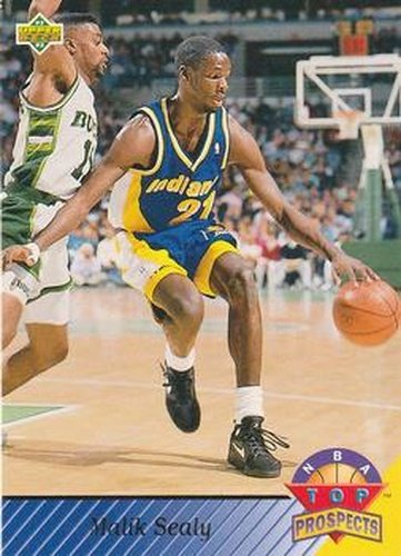 #465 Malik Sealy - Indiana Pacers - 1992-93 Upper Deck Basketball