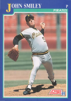 #465 John Smiley - Pittsburgh Pirates - 1991 Score Baseball
