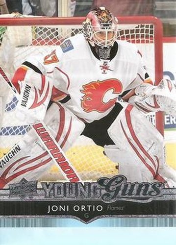 #465 Joni Ortio - Calgary Flames - 2014-15 Upper Deck Hockey
