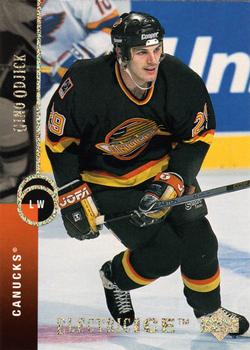 #465 Gino Odjick - Vancouver Canucks - 1994-95 Upper Deck Hockey - Electric Ice