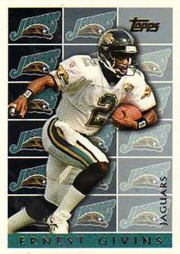 #465 Ernest Givins - Jacksonville Jaguars - 1995 Topps Football