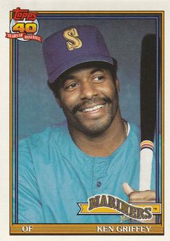#465 Ken Griffey - Seattle Mariners - 1991 O-Pee-Chee Baseball