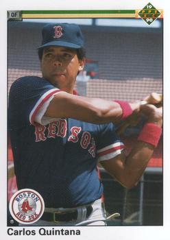 #465 Carlos Quintana - Boston Red Sox - 1990 Upper Deck Baseball