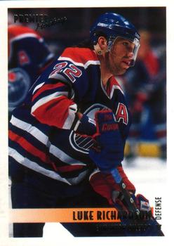 #466 Luke Richardson - Edmonton Oilers - 1994-95 O-Pee-Chee Premier Hockey