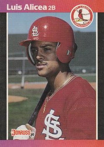 #466 Luis Alicea - St. Louis Cardinals - 1989 Donruss Baseball