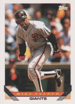 #466 Mike Felder - San Francisco Giants - 1993 Topps Baseball