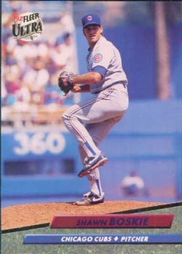 #466 Shawn Boskie - Chicago Cubs - 1992 Ultra Baseball