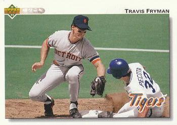 #466 Travis Fryman - Detroit Tigers - 1992 Upper Deck Baseball