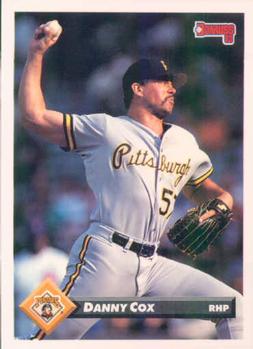 #466 Danny Cox - Pittsburgh Pirates - 1993 Donruss Baseball