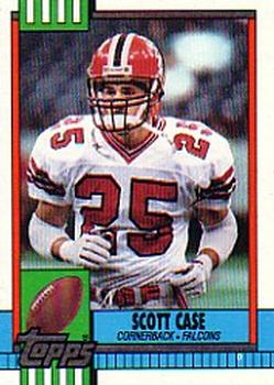 #466 Scott Case - Atlanta Falcons - 1990 Topps Football