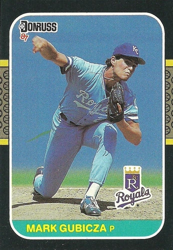 #466 Mark Gubicza - Kansas City Royals - 1987 Donruss Baseball