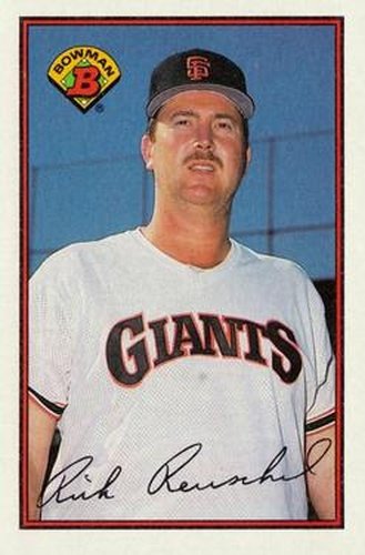 #466 Rick Reuschel - San Francisco Giants - 1989 Bowman Baseball