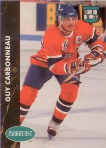 #466 Guy Carbonneau - Montreal Canadiens - 1991-92 Parkhurst Hockey