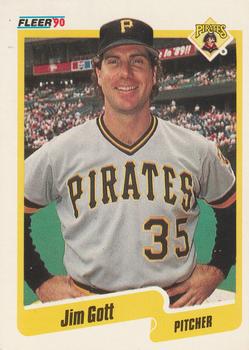 #466 Jim Gott - Pittsburgh Pirates - 1990 Fleer USA Baseball