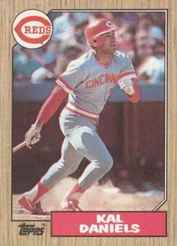 #466 Kal Daniels - Cincinnati Reds - 1987 Topps Baseball