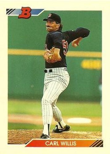 #466 Carl Willis - Minnesota Twins - 1992 Bowman Baseball
