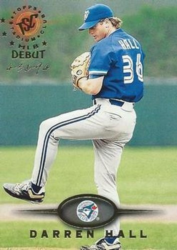 #466 Darren Hall - Toronto Blue Jays - 1995 Stadium Club Baseball